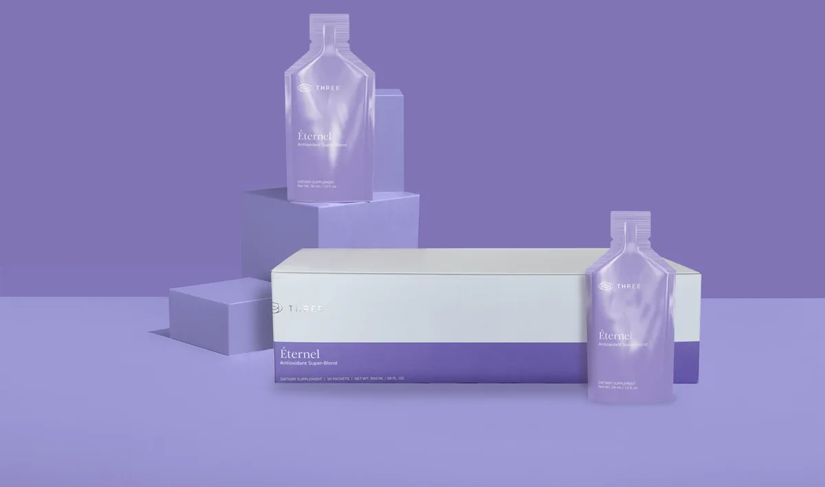 Éternel antioxidant supplement with resveratrol, glutathione, and CoQ10