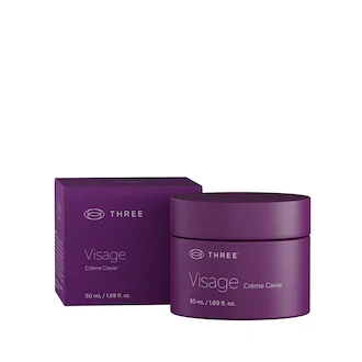 THREE Visage Crème Caviar, hidratante facial con péptidos para la hidratación