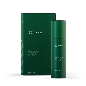 THREE Visage Super Serum, sérum facial hidratante para líneas finas y arrugas