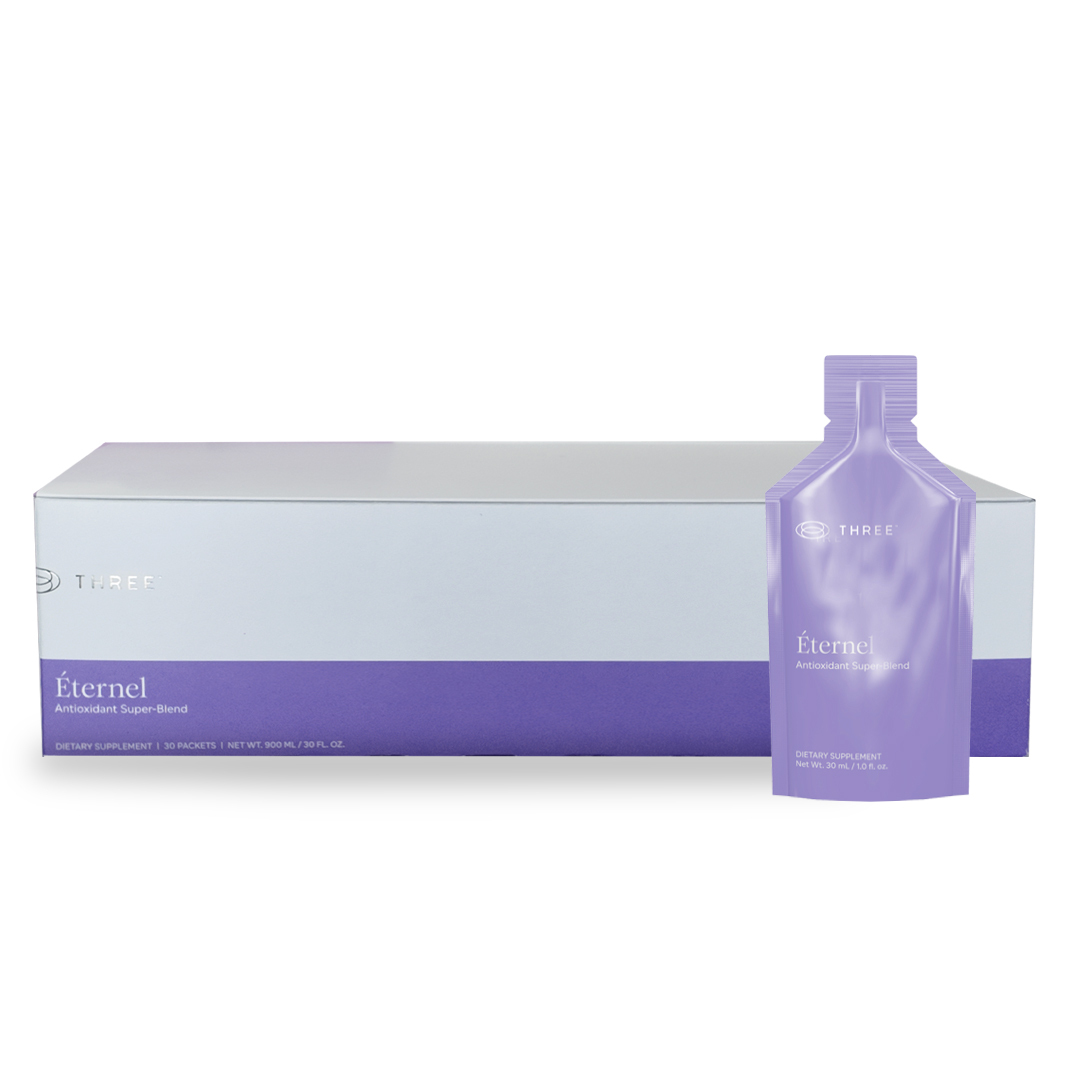 Éternel, an innovative blend of liposomal antioxidants and polyphenols, operates by shielding your body's cells and systems from the harmful effects of free radicals, providing complete protection.